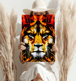 Lion Aluminum Print.