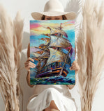 Old Ship Aluminum Print.