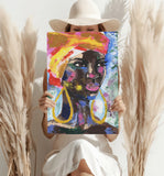 African Woman Aluminum Print.