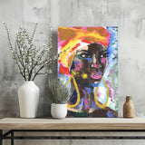 African Woman Aluminum Print.