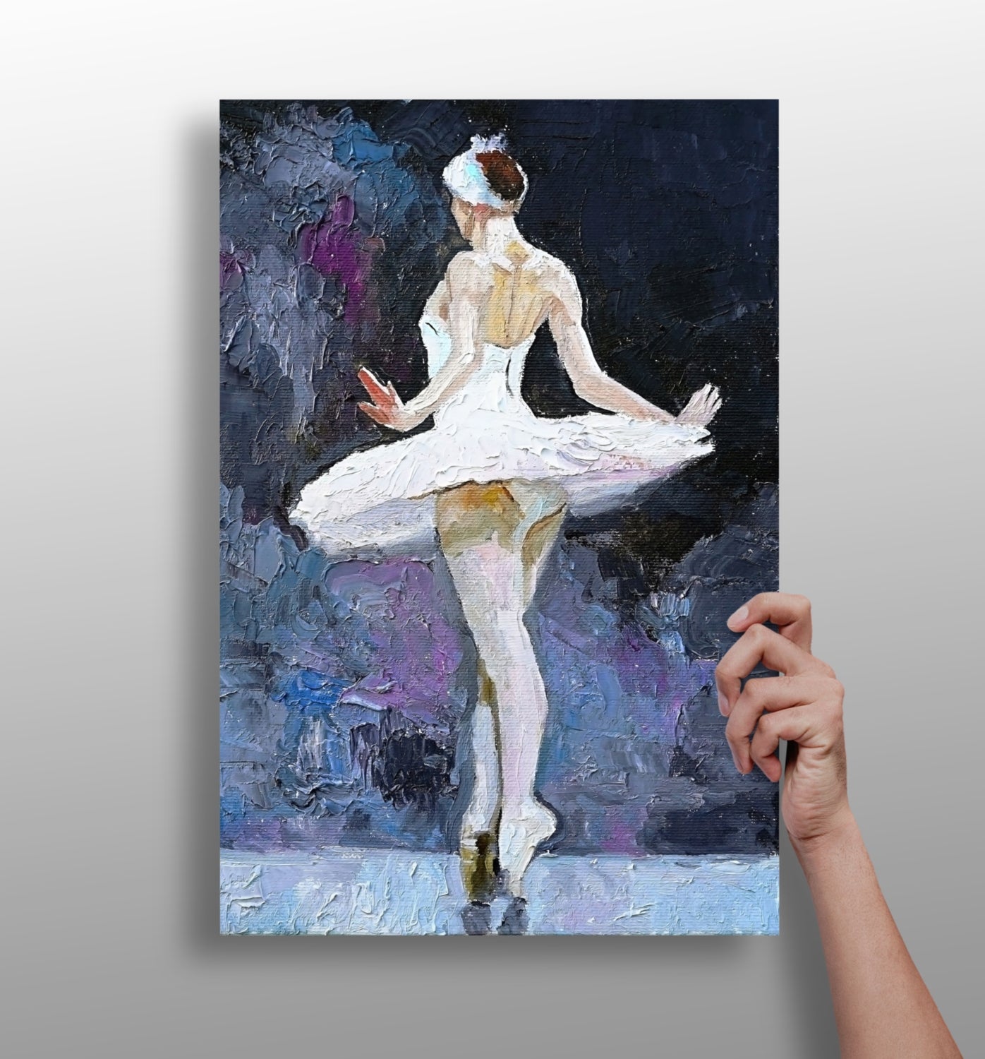 Ballet Performing Aluminum Print.