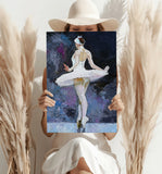 Ballet Performing Aluminum Print.