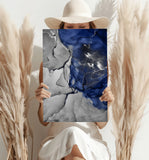 Abstract Marble Pattern V21 Aluminum Print.