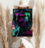 Amazon Woman Aluminum Print.