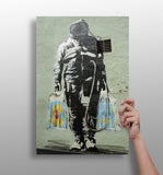 Space Grocery Aluminum Print.