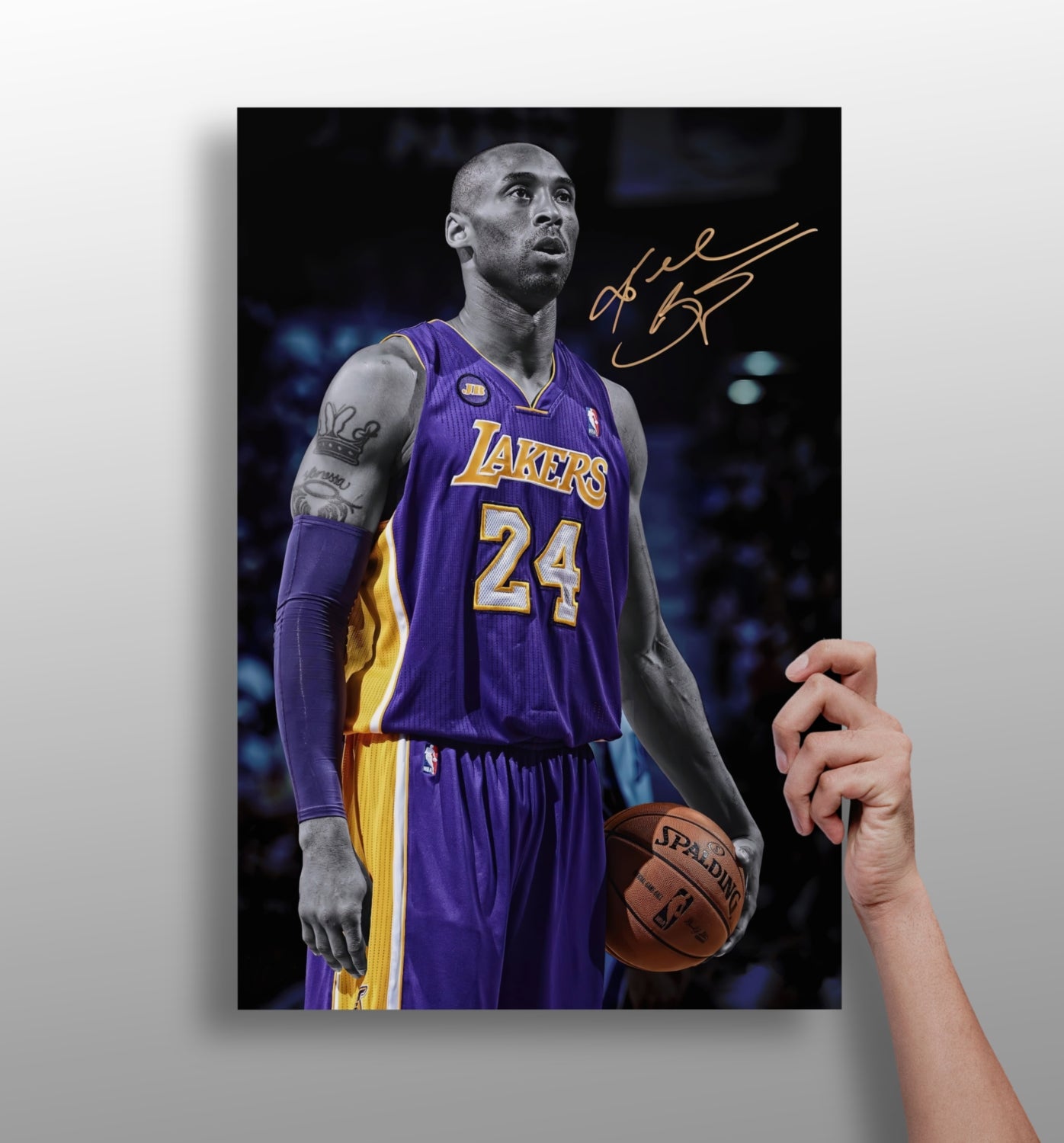 Kobe Bryant Aluminum Print.