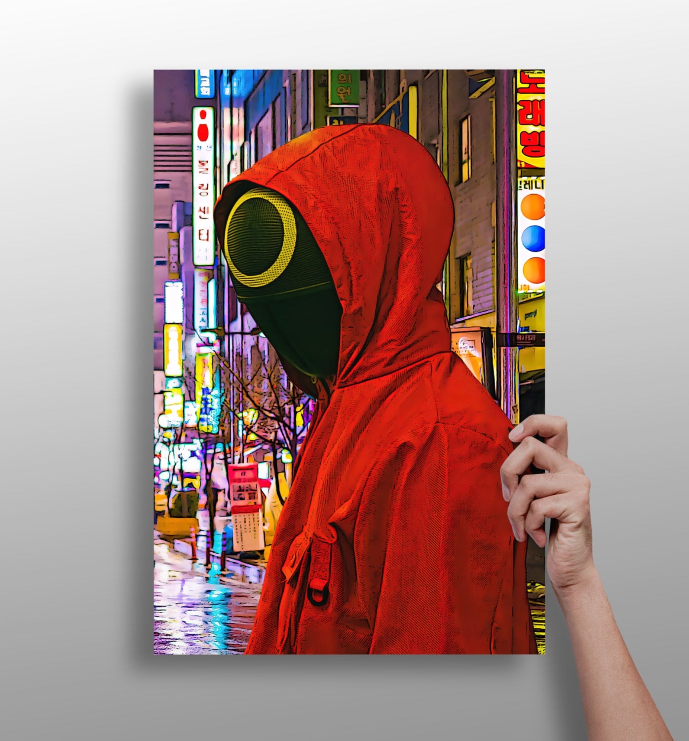 Squid Game Aluminum Print.