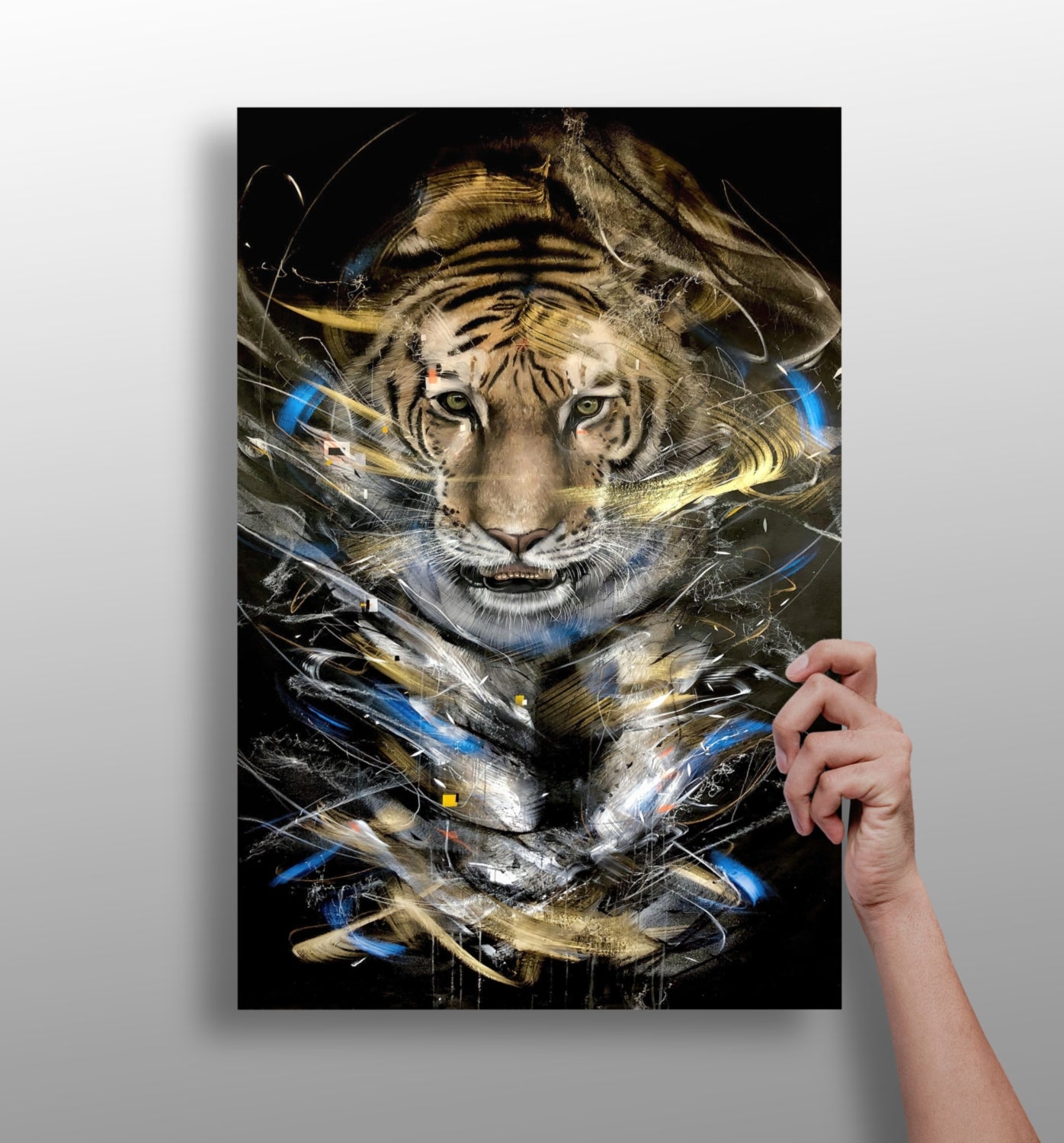 Tiger Aluminum Print.