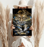 Tiger Aluminum Print.