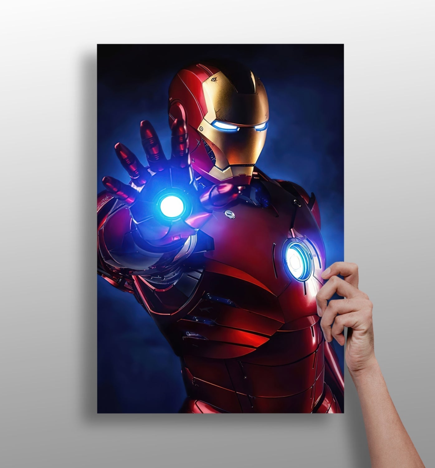 Superhero Aluminum Print.