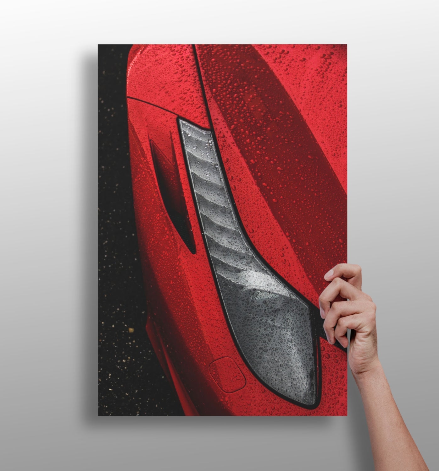 Ferrari Aluminum Print.