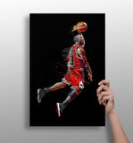 Michael Jordan Aluminum Print.