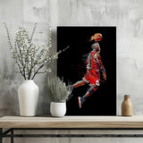 Michael Jordan Aluminum Print.