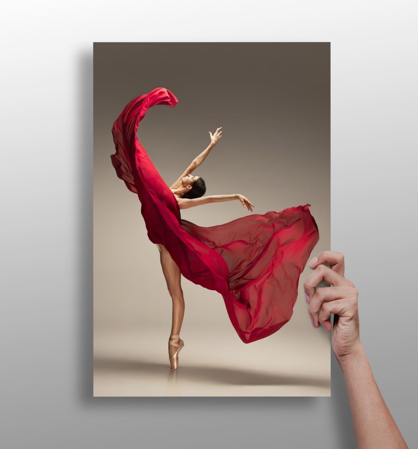 Ballet Dancer Aluminum Print.