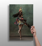 Ballet Dancer Aluminum Print.