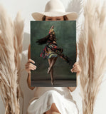 Ballet Dancer Aluminum Print.