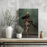 Ballet Dancer Aluminum Print.