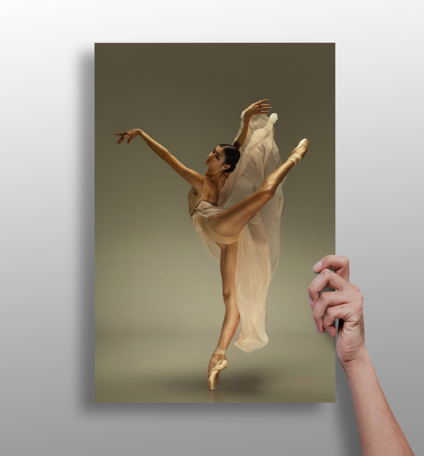 Ballet Dancer Aluminum Print.