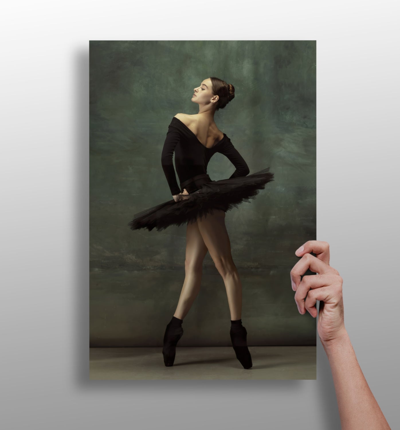 Ballet Dancer Aluminum Print.