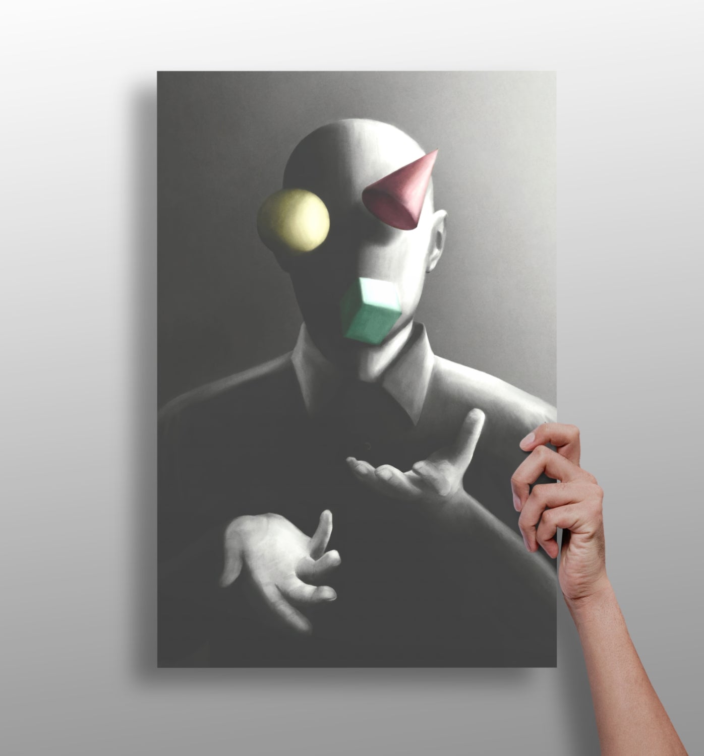 Geometry Aluminum Print.