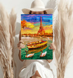 Eiffel Tower Aluminum Print.