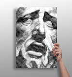 Statue Head Contemporary Aluminum Print.