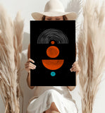 Line Art V1 Aluminum Print.