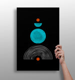 Line Art V3 Aluminum Print.