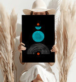 Line Art V3 Aluminum Print.