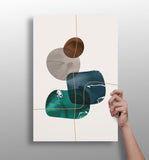 Line Art V6 Aluminum Print.