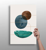 Line Art V7 Aluminum Print.