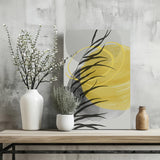 Line Art V8 Aluminum Print.