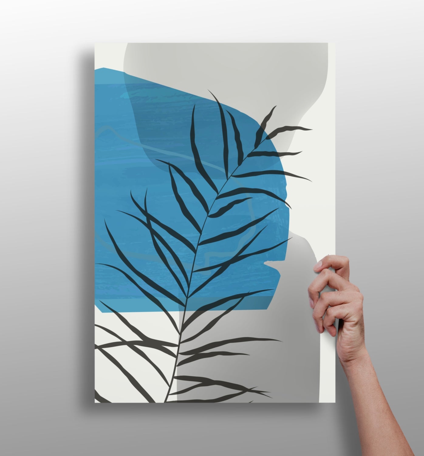 Line Art V9 Aluminum Print.