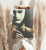 Mask of Reality Aluminum Print.