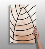 Line Art V13 Aluminum Print.