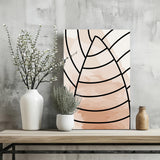 Line Art V13 Aluminum Print.