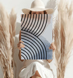 Line Art V14 Aluminum Print.