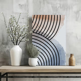 Line Art V14 Aluminum Print.