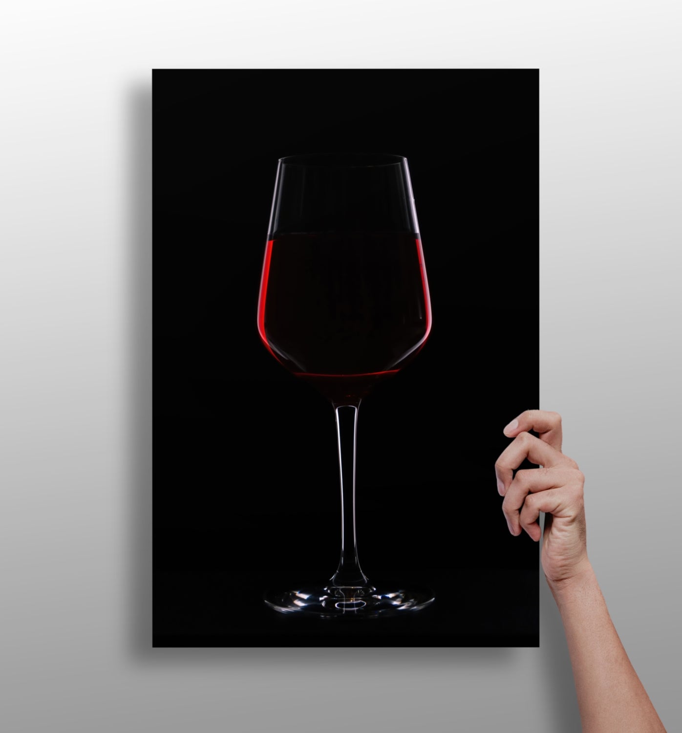 Red Wine Aluminum Print.