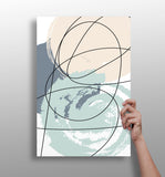 Abstract Lines Aluminum Print.