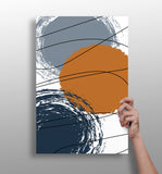 Abstract Rounds Aluminum Print.