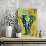 Elephant Aluminum Print.