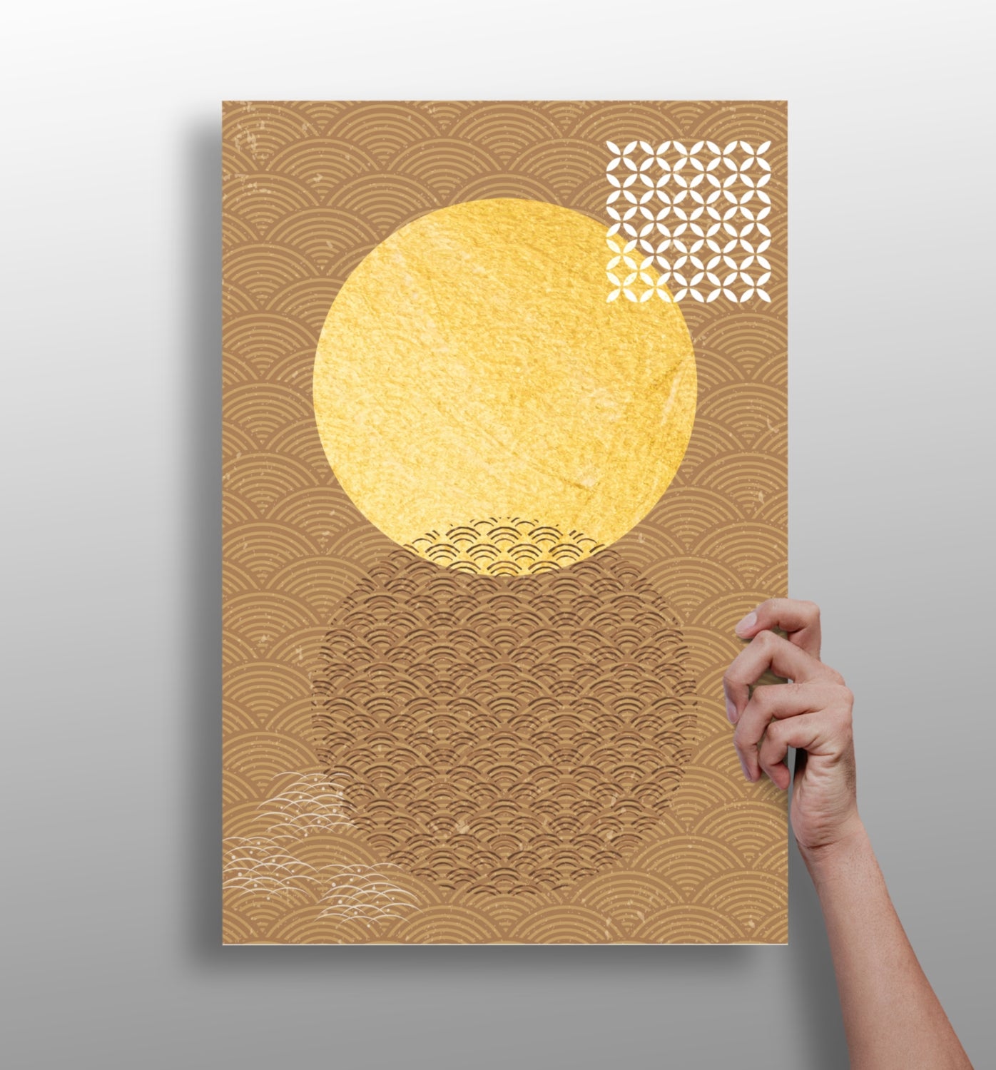 Abstract Art Dots V3 Aluminum Print.