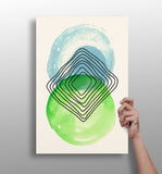 Abstract Gravity V1 Aluminum Print.