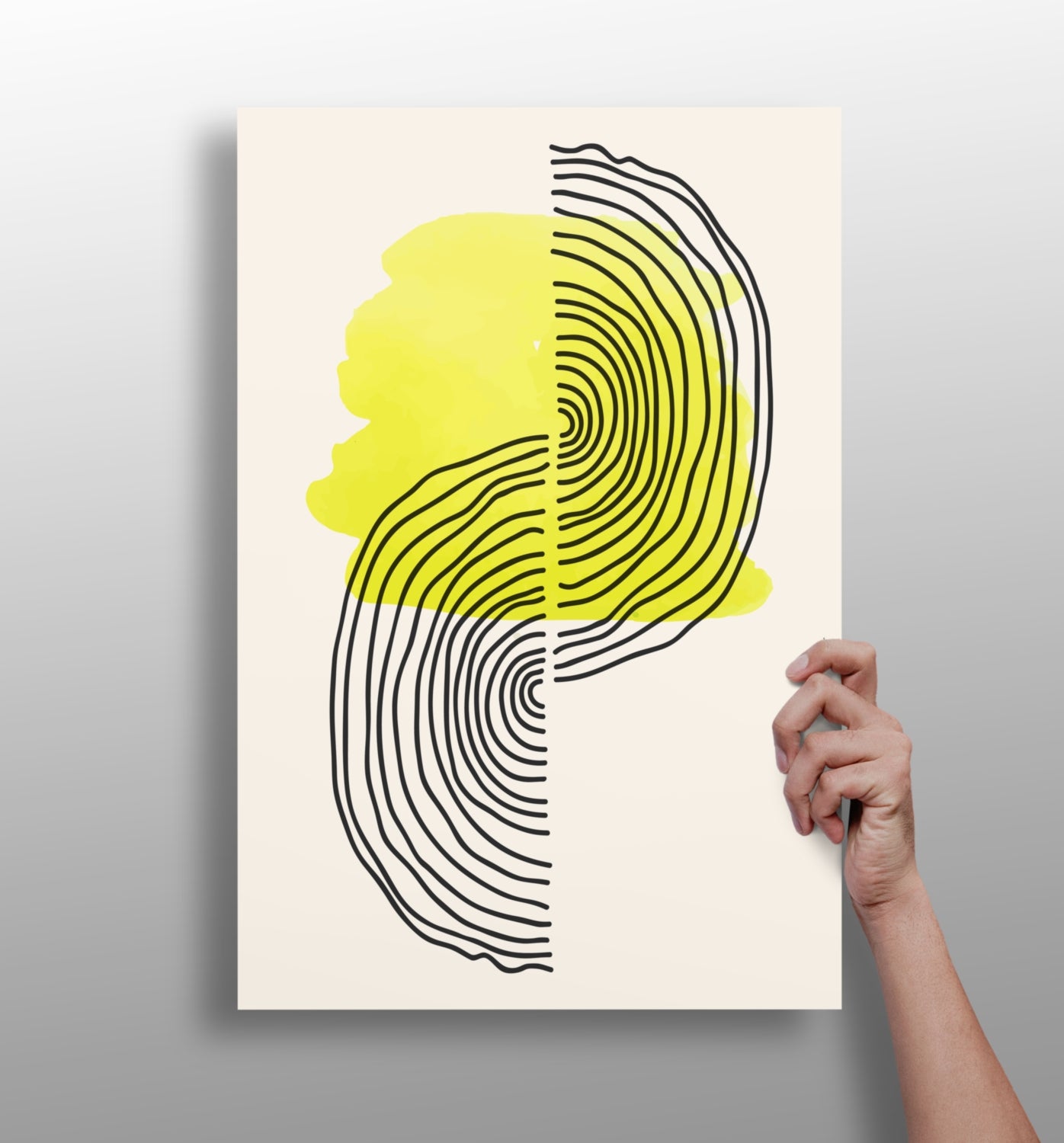 Abstract Gravity V2 Aluminum Print.