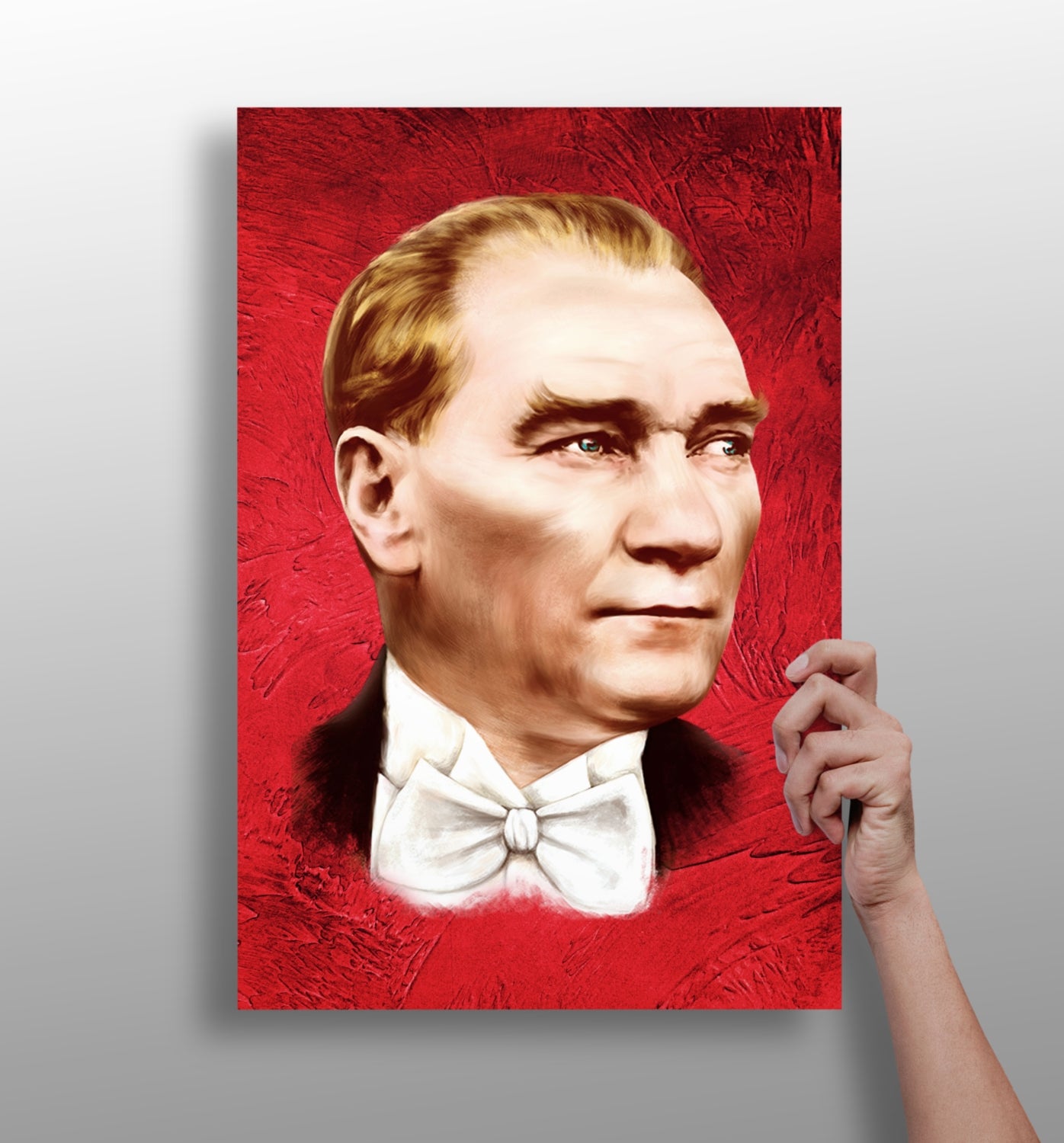 Ataturk Aluminum Print.