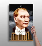 Ataturk Aluminum Print.