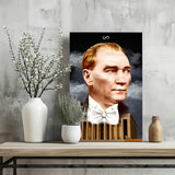 Ataturk Aluminum Print.