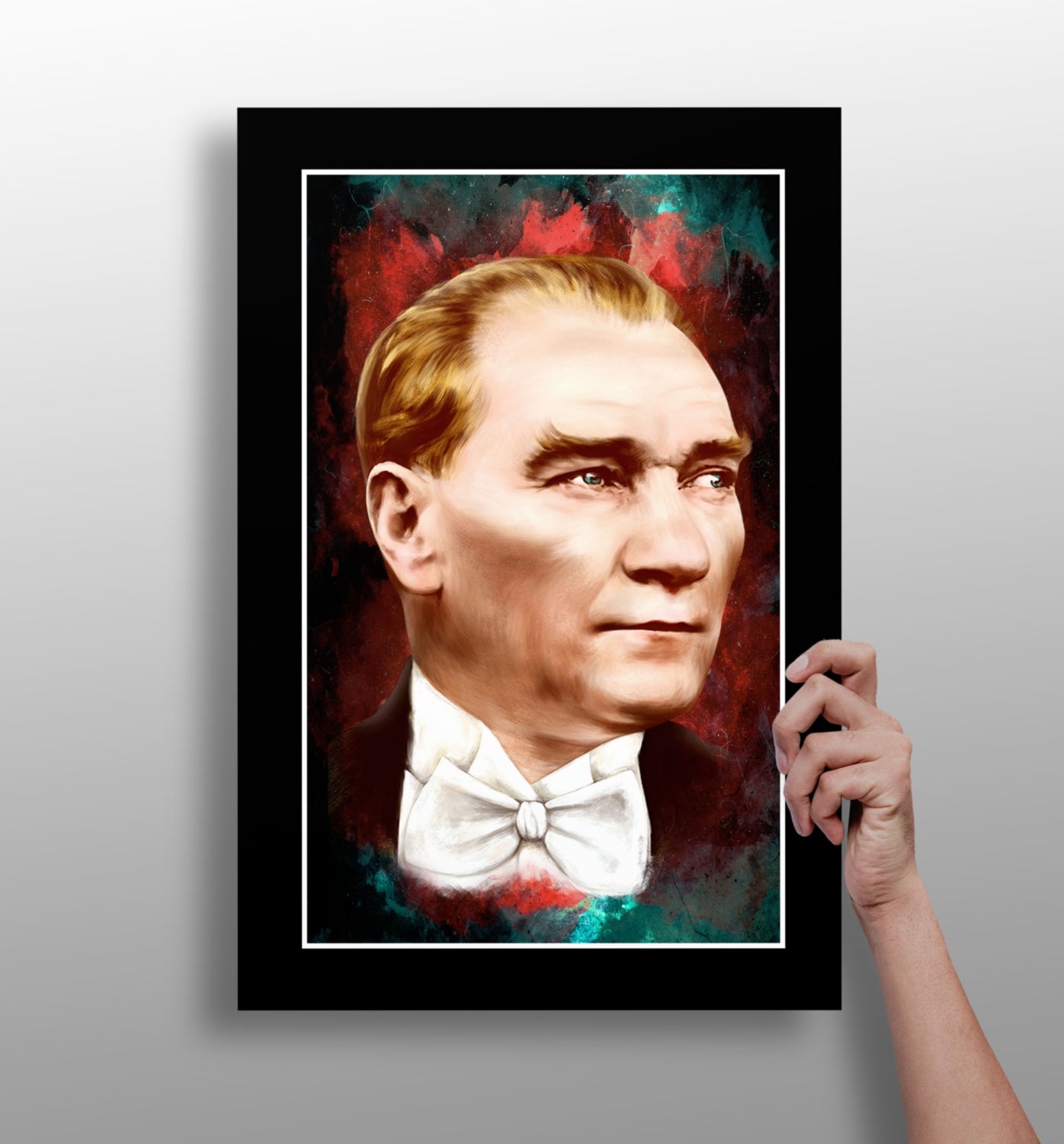 Ataturk Aluminum Print.