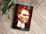 Ataturk Aluminum Print.